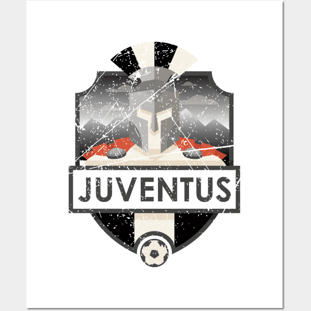 Juventus Emblem Vintage Wall Art by Mandra